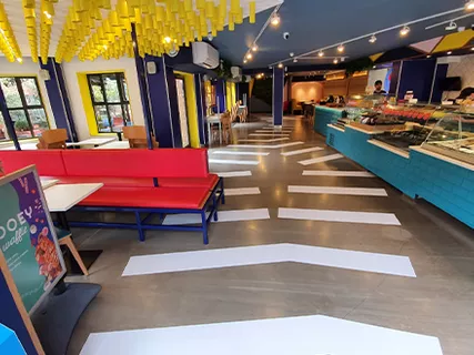 Floor Graphics Printing example